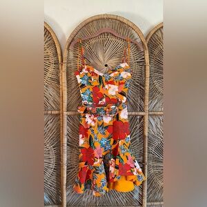 Nicholas Arielle Floral Frill Dress